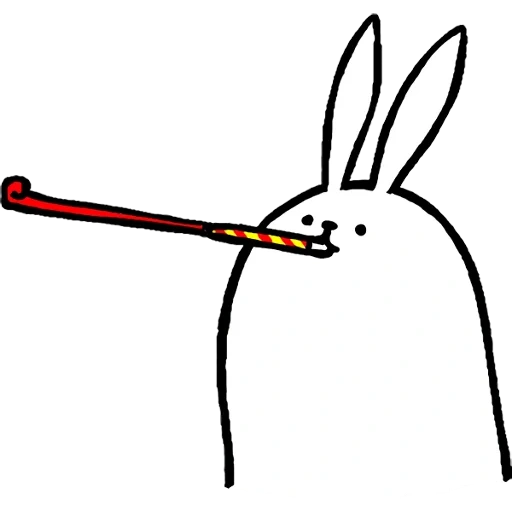 lapin, plaisanter, lapin, dessin de lapin, calendrier drôle