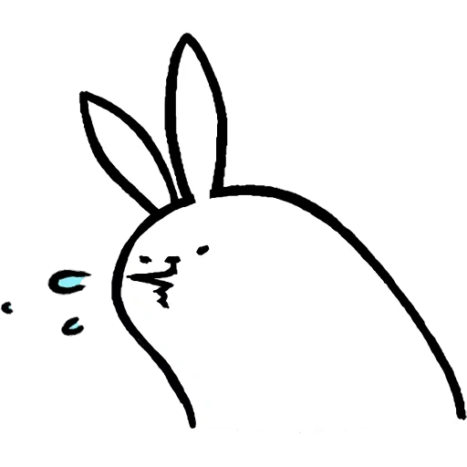 кролик, кролик заяц, кролик рисунок, рисунки срисовки зайчики