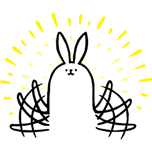 coniglio, immagine, disegno di coniglio, coniglio con le belle gambe