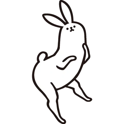 кролик, заяц кролик, кролик рисунок, rabbit with the beautiful legs