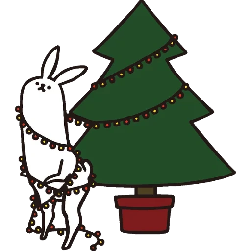 kegelapan, natal di doghouse, menggambar pohon natal tahun baru, snopes menghiasi cetakan pohon natal