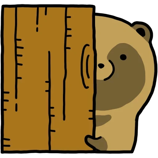 bear, медведь, медведь мультяшный, мультяшные животные, проводник mocha bear