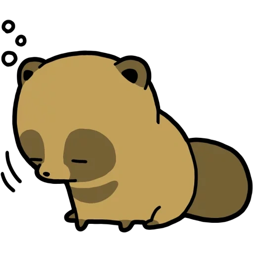 кот, wombat игре, медведь милый, ленивый медведь