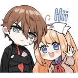 Roy & Sawaii -School Love- :: @line_stickers