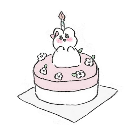 figure, colored cake for children, paper cake pattern, cake painting children, pattern birthday cake trumpet