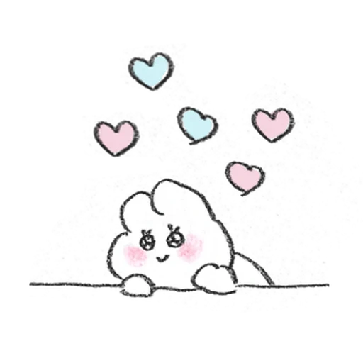 cat, a lovely dog, lovely pattern, animals are cute, bt21 koya and rj