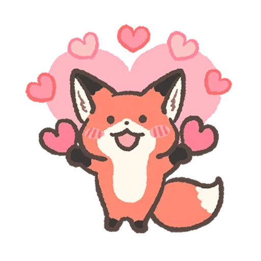 frafi, lovely fox, corgi cute pattern