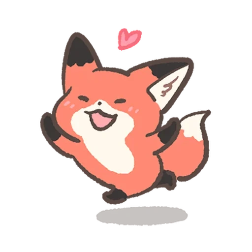 fox, animation, frafi, lovely fox