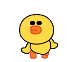 yellow duck, sally duck, line friends, sally duck, close friend sally