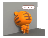 harimau, mainan, sebuah mainan, 3 d harimau, karakter tiger