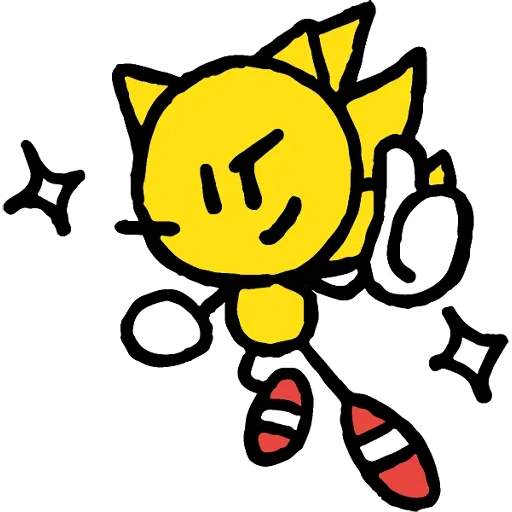 аниме, sonic the sketchhog, line, ибис пейнт лайн, yellowcat2012