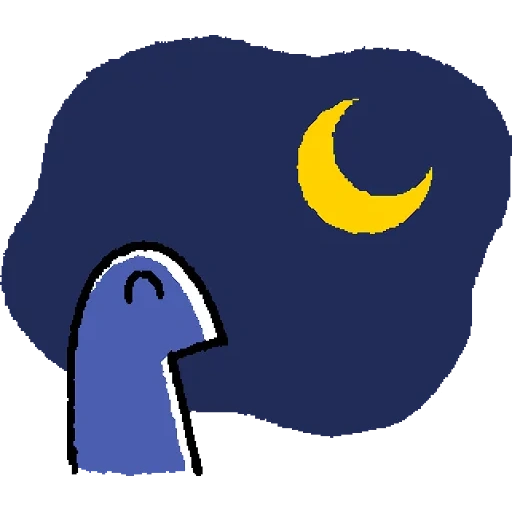 вектор луна, логотип символ, темнота, иконка мозг, логотип