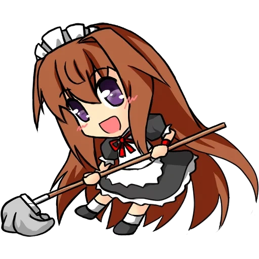 chibi, chibiki, chibik anastasia, kurise makise chibi, süßes chibi maid