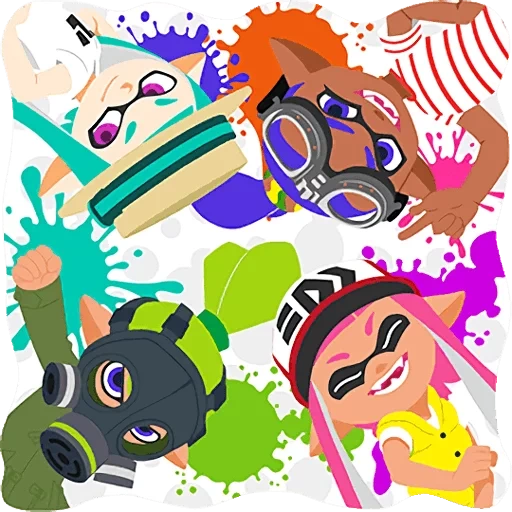 splatoon, splatoon 2, сплатун 1, splatoon 2 бой салаг, splatoon 2 art