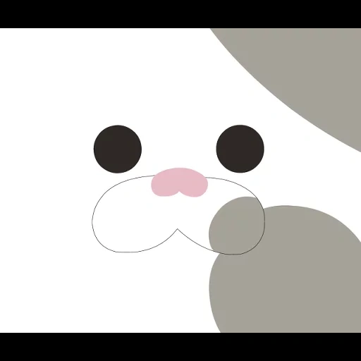аппликация мордочка панды, милая панда, хэппи панда, рисунок, панда рисунок