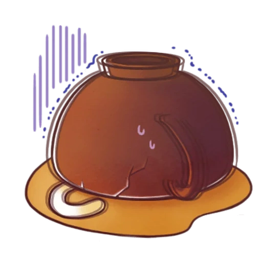 chocolat, un pot de miel, desserts au chocolat, porte-miel en pot, motif de pot en terre cuite
