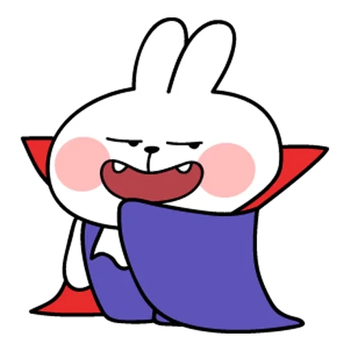 little rabbit, animation, rabbit, angry line