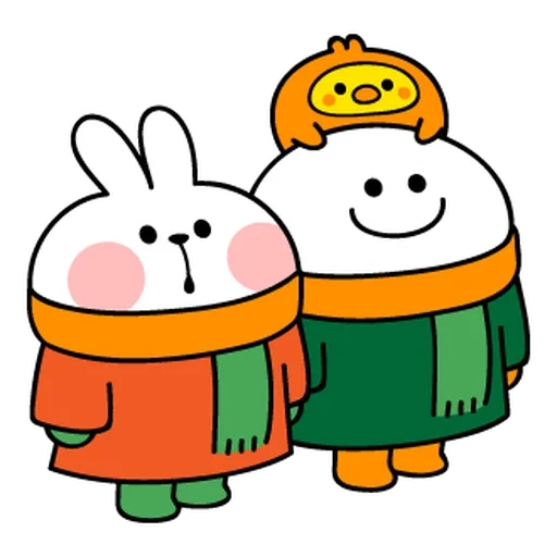line friends, frendley frends, spoiled rabbit, rabbit drawing, spoiled rabbit and smile person