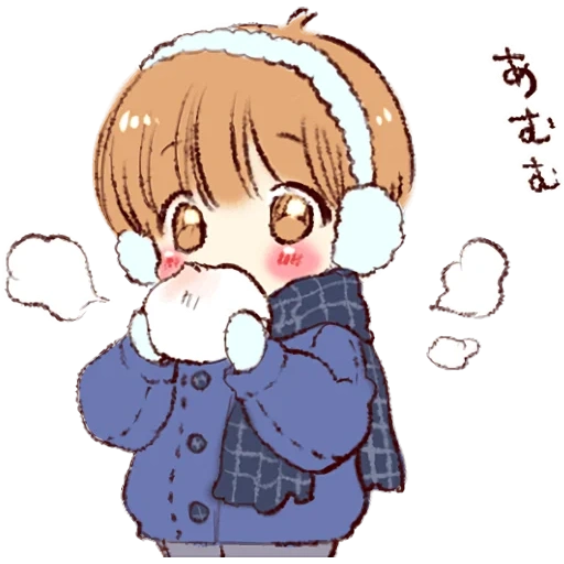 drawing, stickers for whatsapp, anime cute drawings, anime dear, stickers stickers