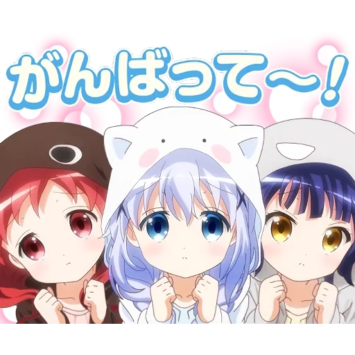 anime, animación, gochiusa s2 ed, kawaii anime girl