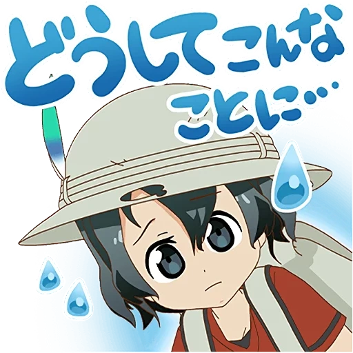 kaban chan, anime art, anime art, kemono friends, kemono friends season 1