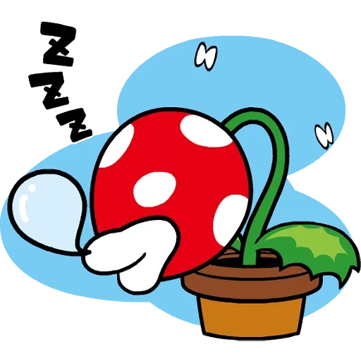 пиранья plant mario, аниме, марио, paper mario, super mario 64 piranha plant lullaby edm animation by minus8