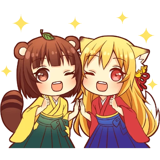tanuki, fox girl, tanuki girl icon