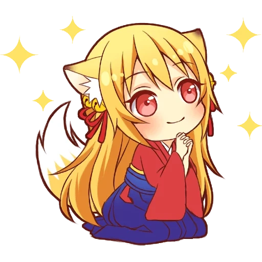 tanuki, fox girl, anime de gu mui fox, fast alice the fox