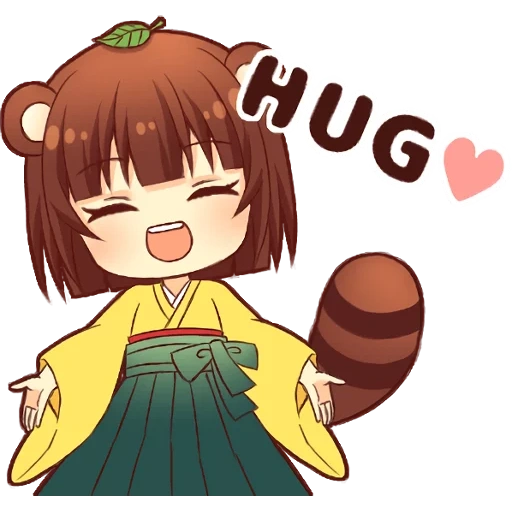 tanuki, fox girl, tanuki girl icon