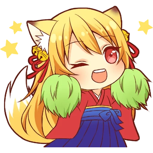тануки, fox girl, tanuki girl icon