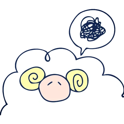 рисунок, telegram sticker, sheep, stiker, стикеры