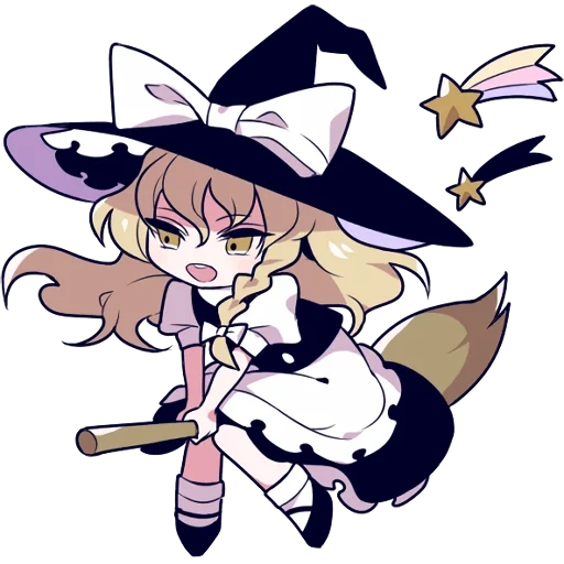 idées d'anime, marisa touhou, kirisame marisa, personnages d'anime, kemono friends tokho