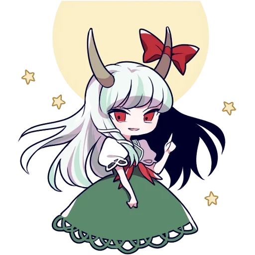 touhou projekt, tokho chibi keine