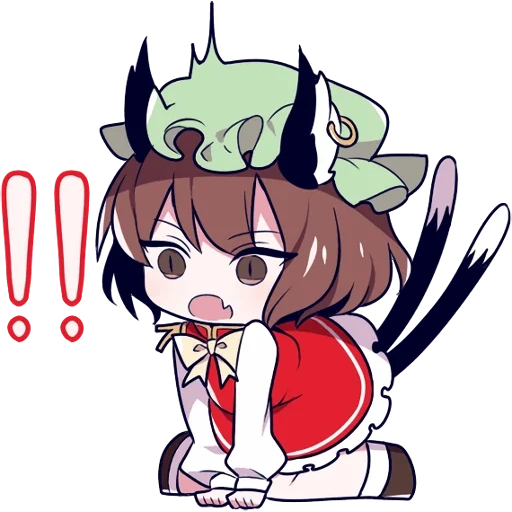 touhou, chen tokho chibi, projet touhou, personnages d'anime