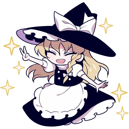 proyek touhou, kirisame marisa, touhou marisa kirisame