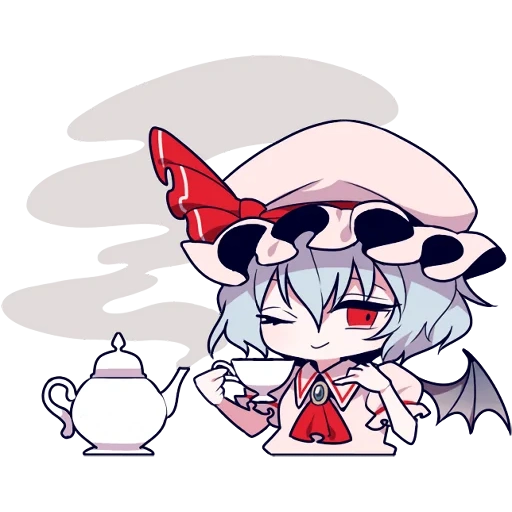 touhou, ремилия скарлет, remilia scarlet, чиби remilia scarlet, ремилия скарлет чиби