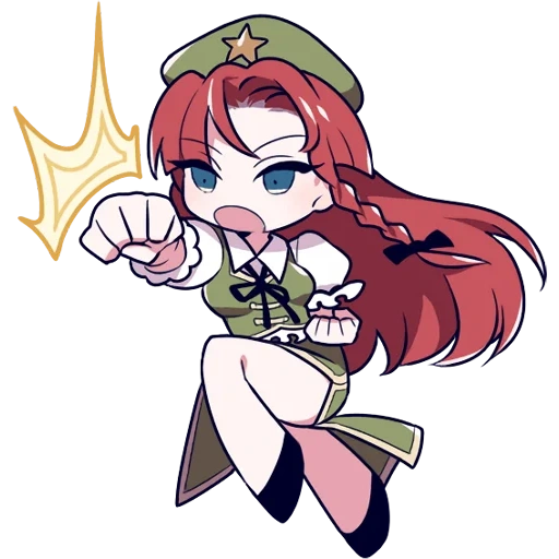 touhou, touhou meilin, touhou projekt, meiling yukkuri