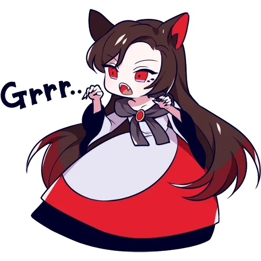 projeto touhou, imazumi kagerou, kagaro imazumi, kagaro imazumi chibi