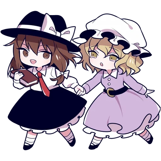 touhou watsap, touhou projekt, renko fomu touhou, maribel hearn renko usami