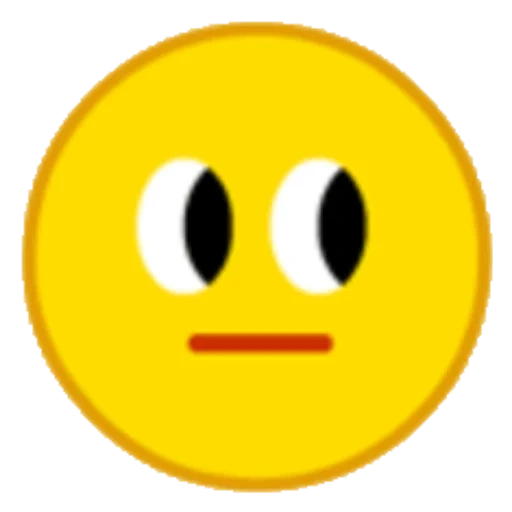 emoji, wajah tersenyum licik, smiley yellow, wajah tersenyum, wajah tersenyum netral