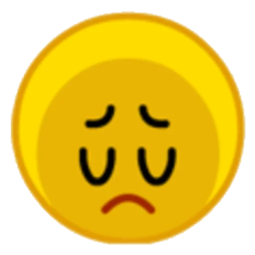 emoji, emoji, smiley tiene sueño, emoji sonriente, emoji triste