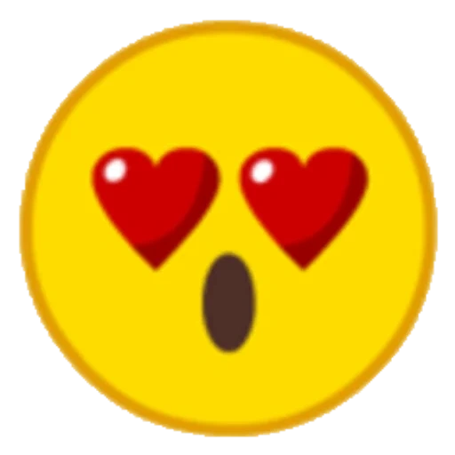 emoji, emoji, el corazón de smilik, amor sonriente, smiley es un corazón