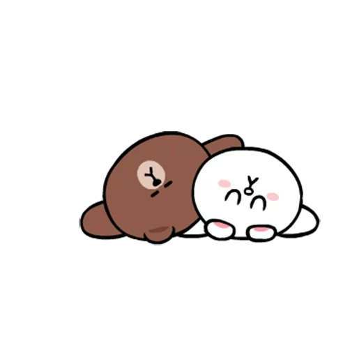 lovely, cony brown, line friends, the bear is cute, cute drawings