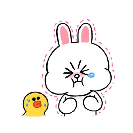 line friends, pola kelinci, line friends cony, line cony and brown, pola kelinci yang lucu