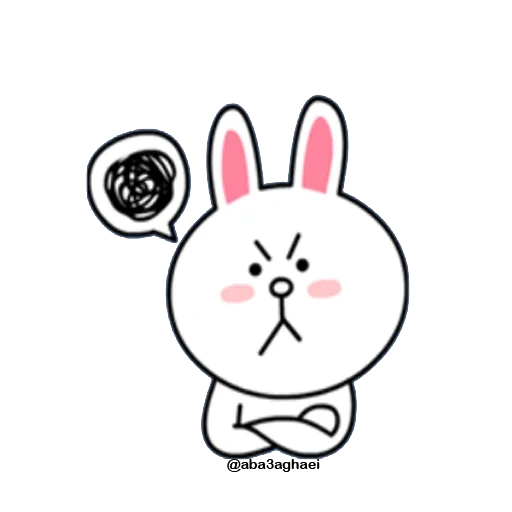 clipart, line cony, cute drawings, line friends cony, line cony and brown