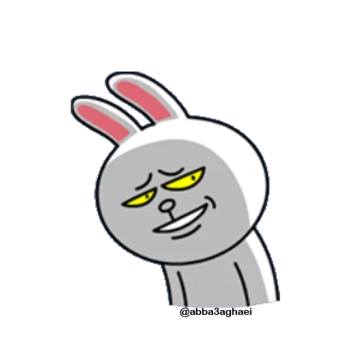 joke, human, angry line, line friends, dancing rabbit