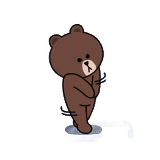 clipart, beruang itu lucu, bear bear brown, bertabung garis coklat, beruang adalah gambar yang lucu