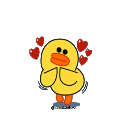 bebek, sally duckling, bebek sally, sally chicken, line frends sally