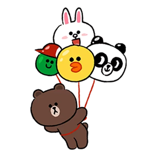 line, the line friends, friends of the line