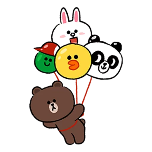 line, close friend, line friends